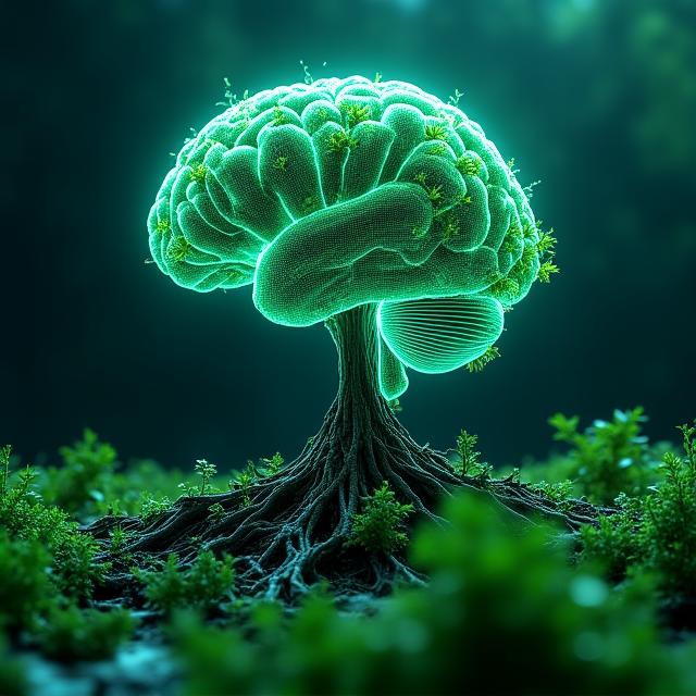 Visual rappresentativo di IA e Sostenibilità